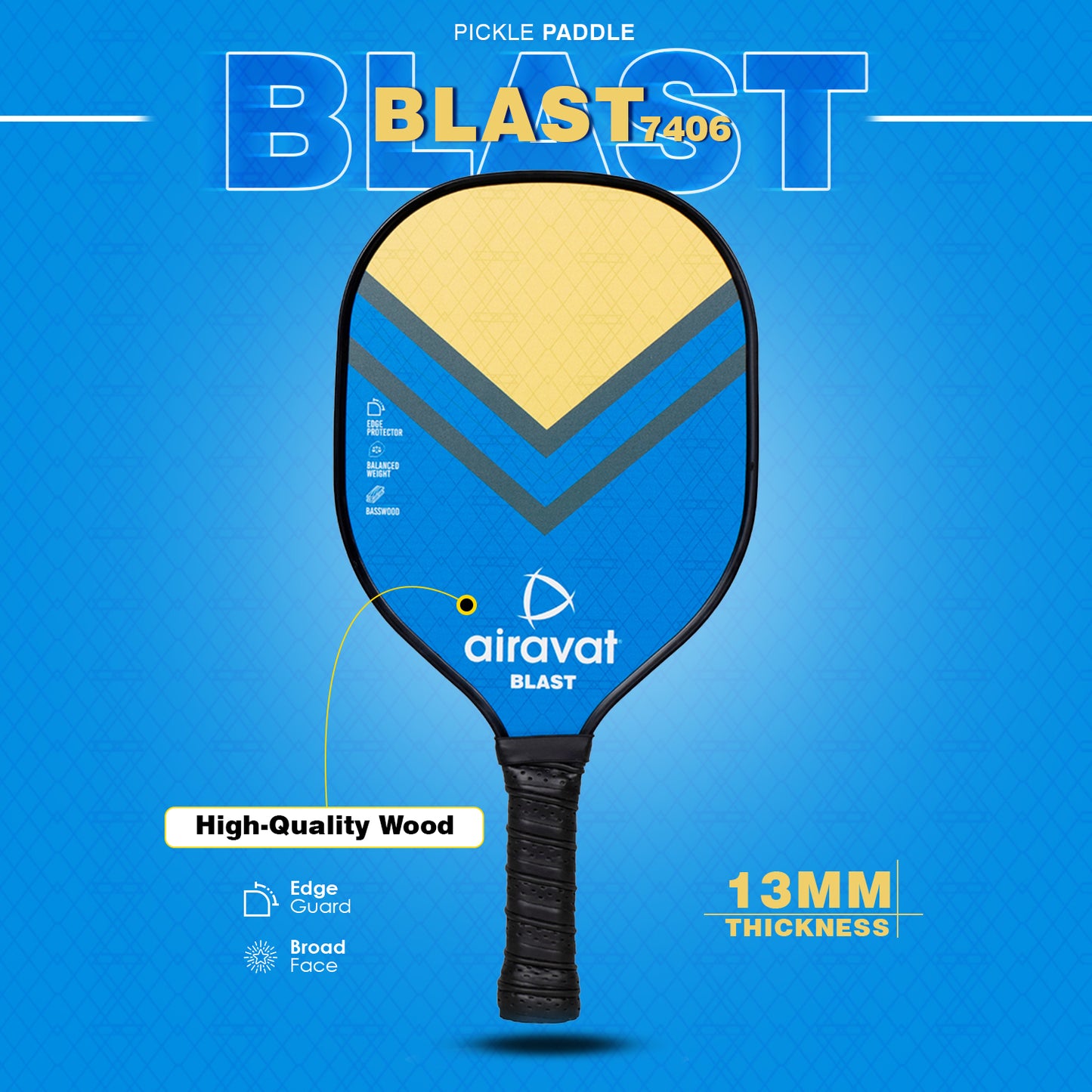 BLAST WOODEN PICKLEPADDLE