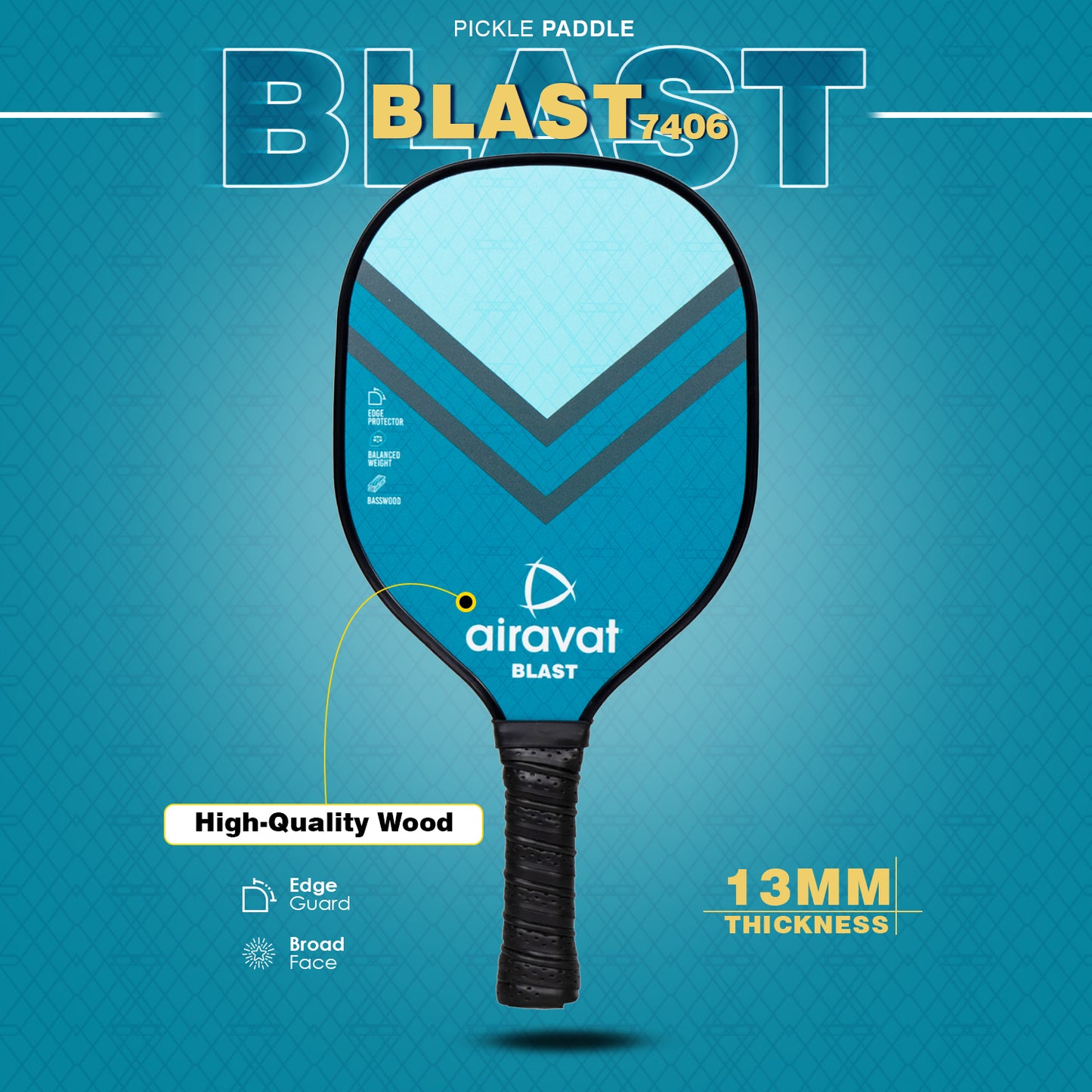 BLAST WOODEN PICKLEPADDLE