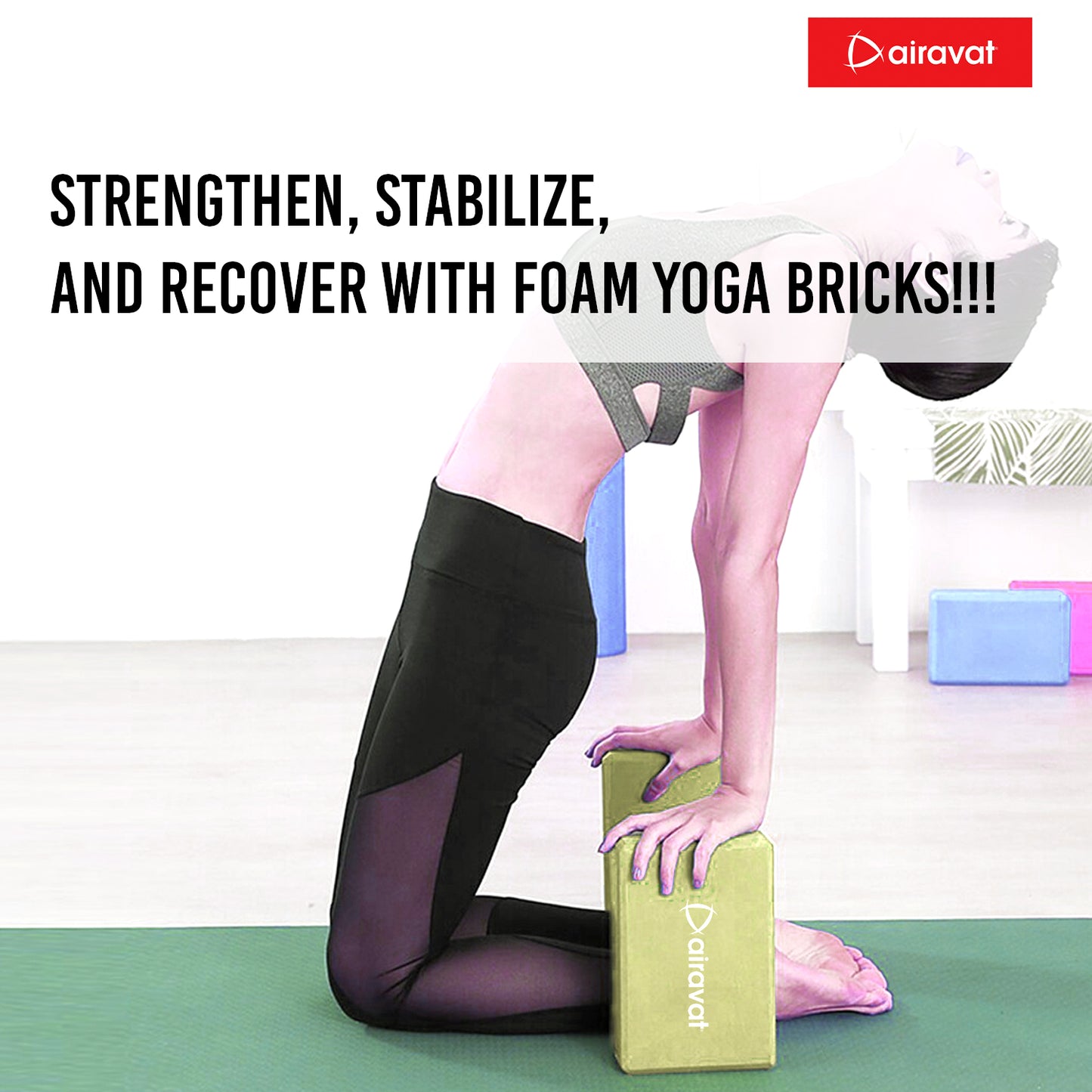 FOAM YOGA BRICK (PAIR)