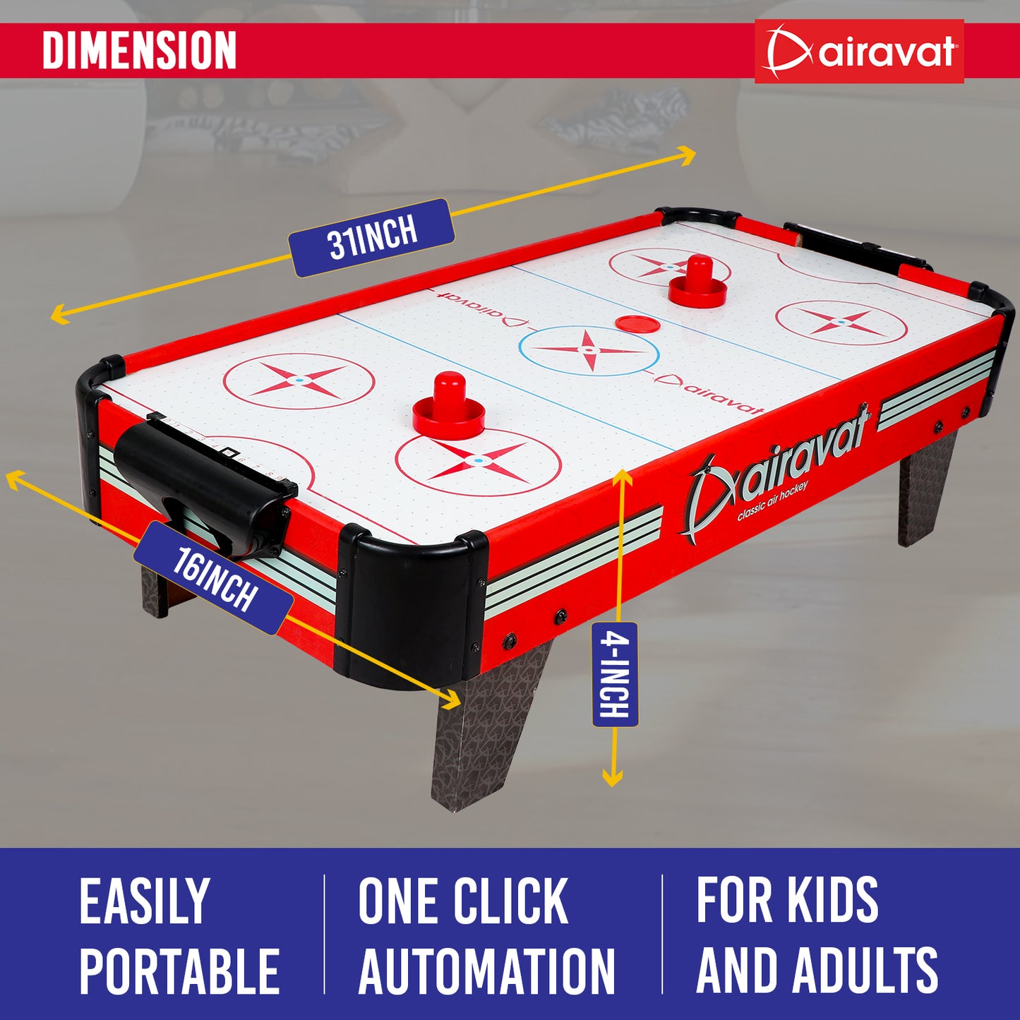 air hockey table full size