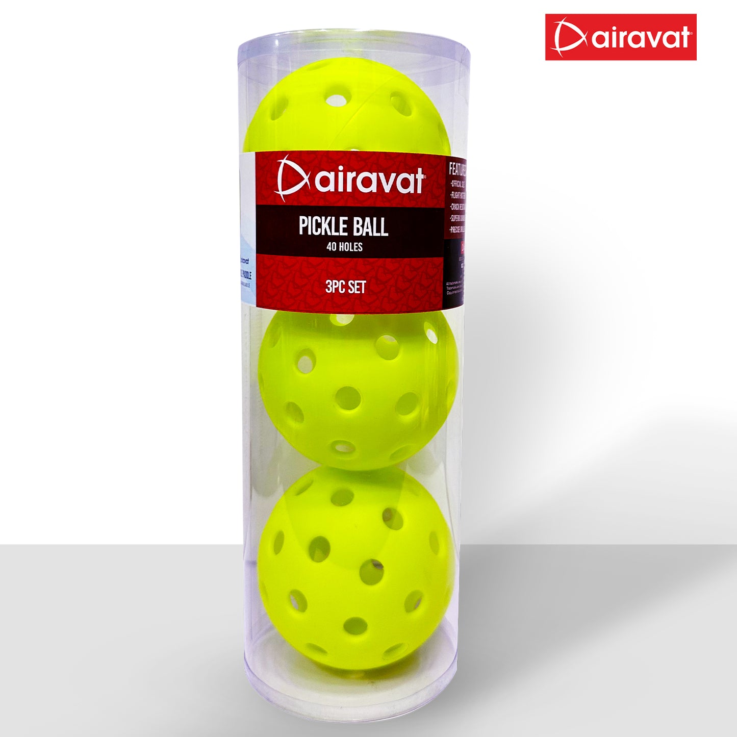 pickle ball box image neon green