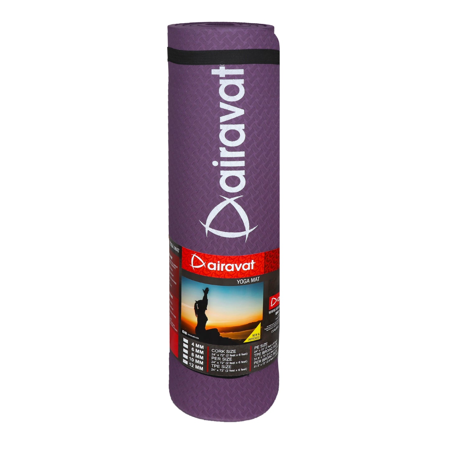 TPE 12MM YOGA MAT