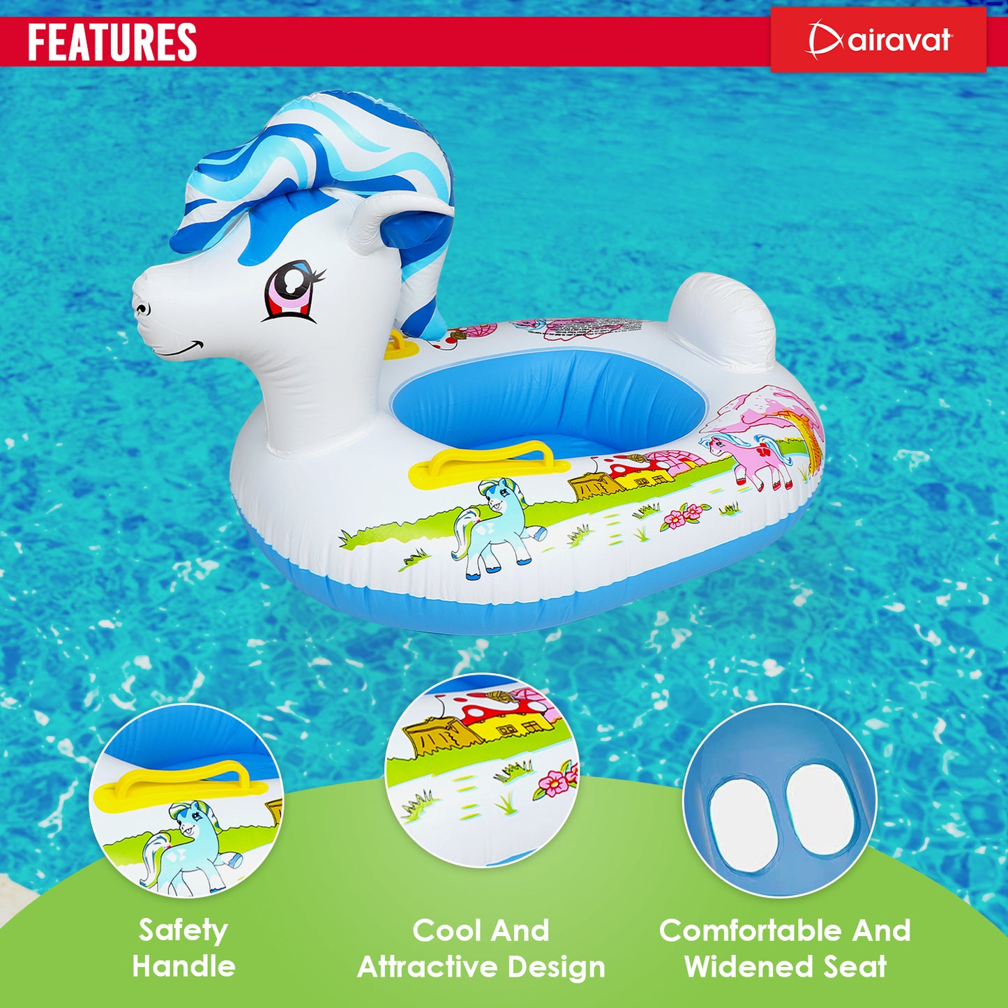 CHILDREN'S SWIMMING RING (UNICORN)