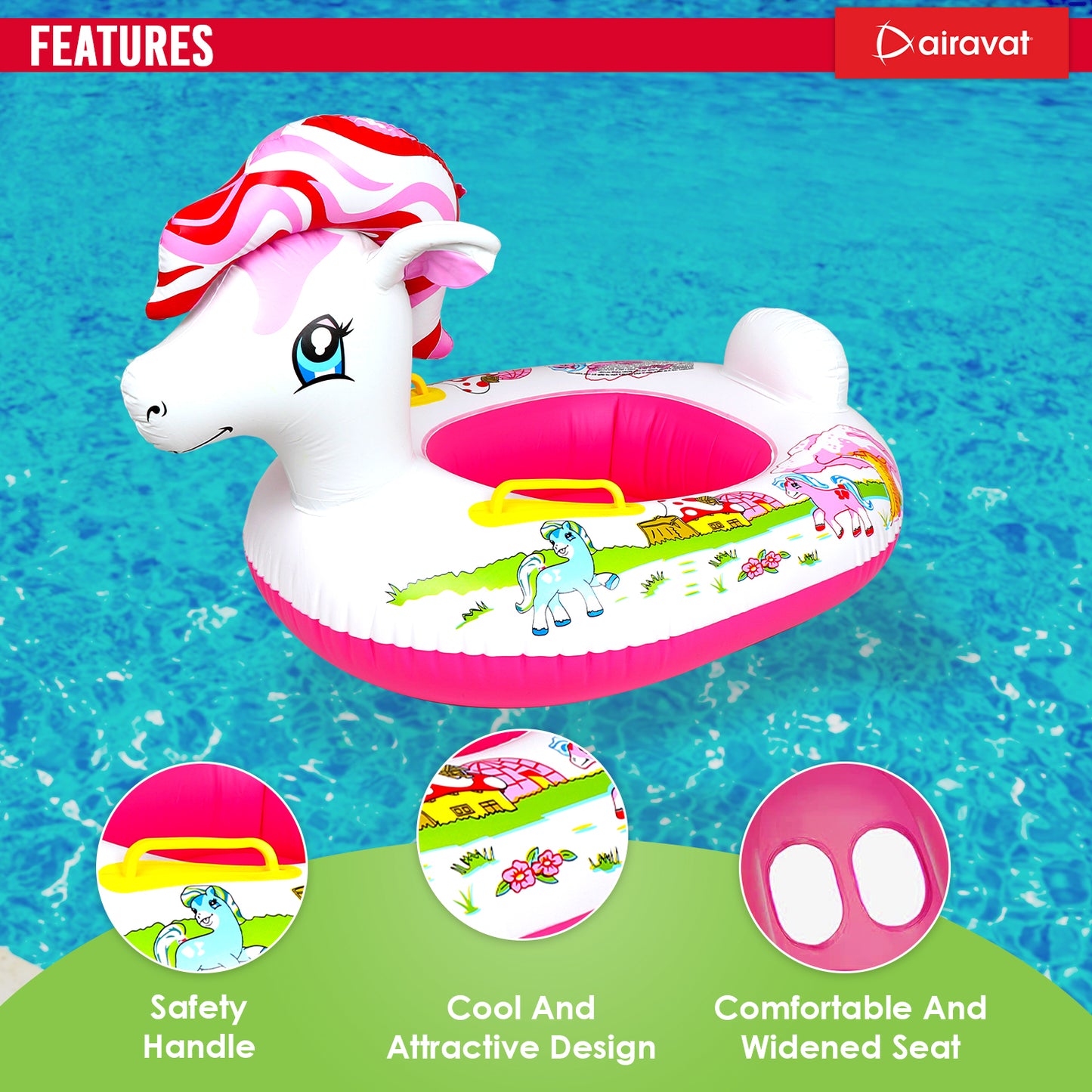 CHILDREN'S SWIMMING RING (UNICORN)