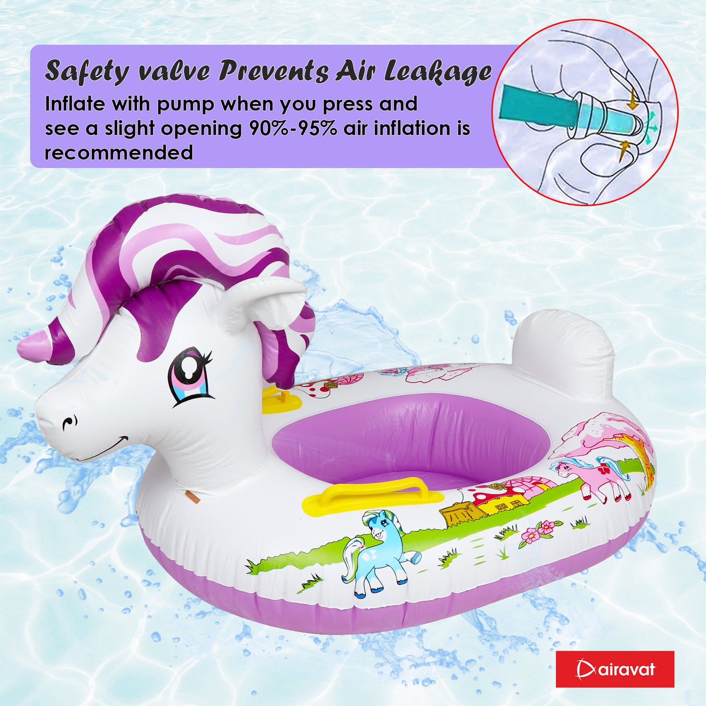 CHILDREN'S SWIMMING RING (UNICORN)