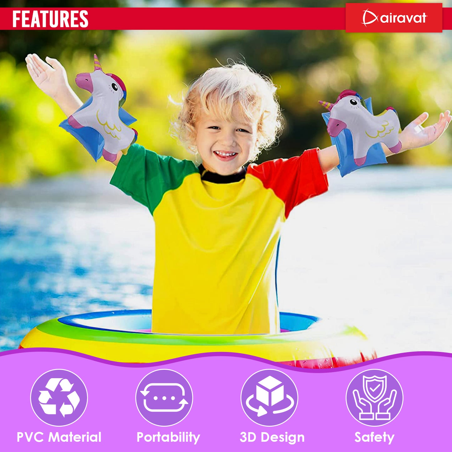 CHILDREN'S SWIM ARM RING 3D