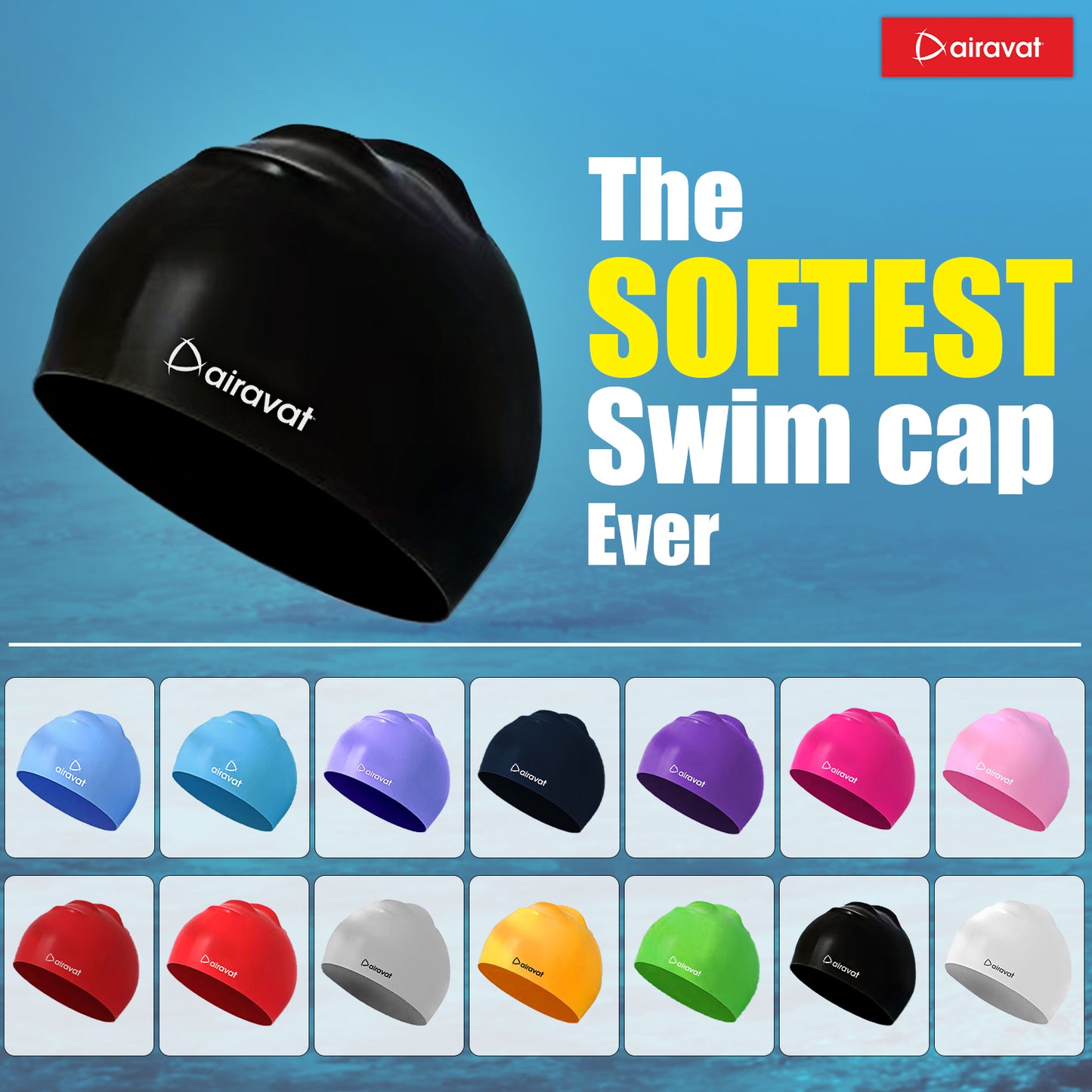 CLASSIC PLAIN SWIMMING CAP