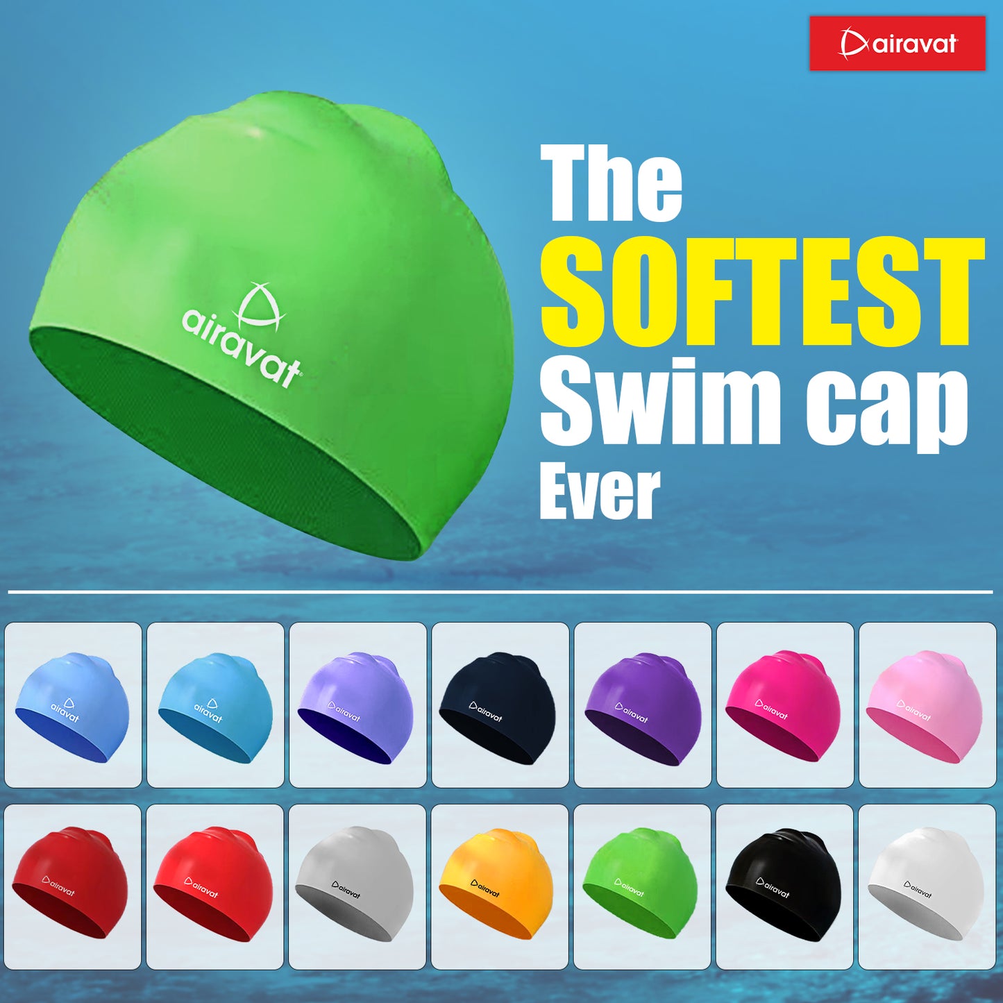 CLASSIC PLAIN SWIMMING CAP