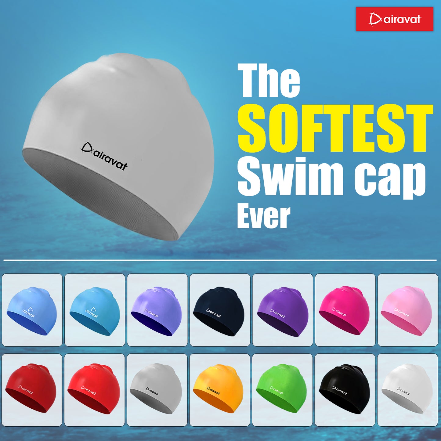 CLASSIC PLAIN SWIMMING CAP