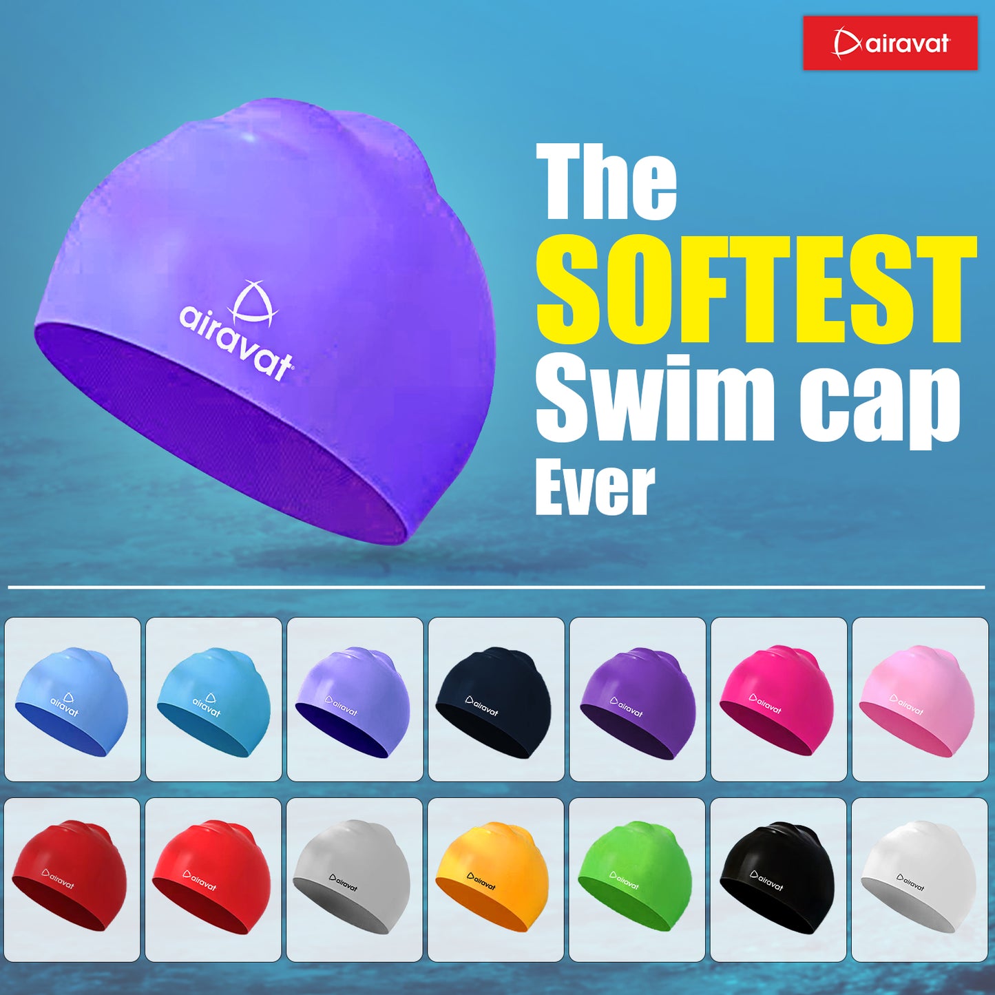 CLASSIC PLAIN SWIMMING CAP