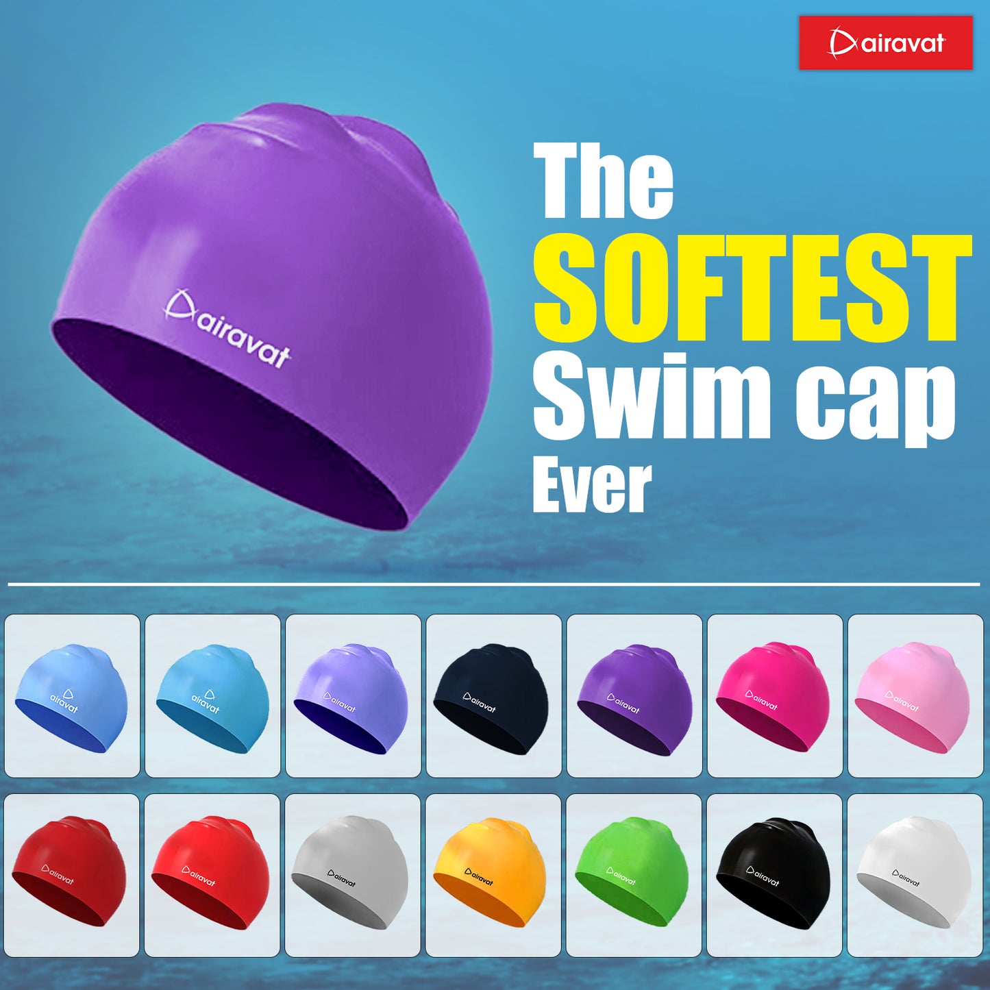 CLASSIC PLAIN SWIMMING CAP