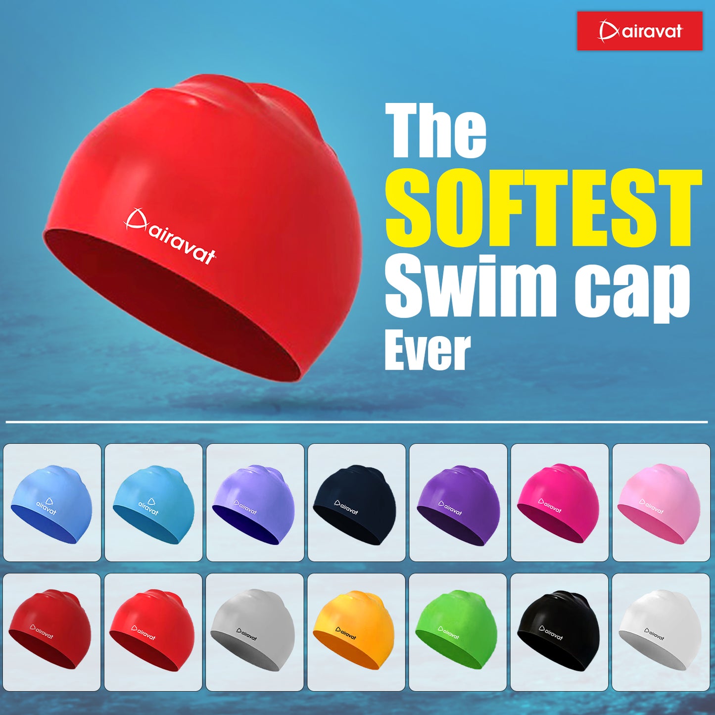 CLASSIC PLAIN SWIMMING CAP