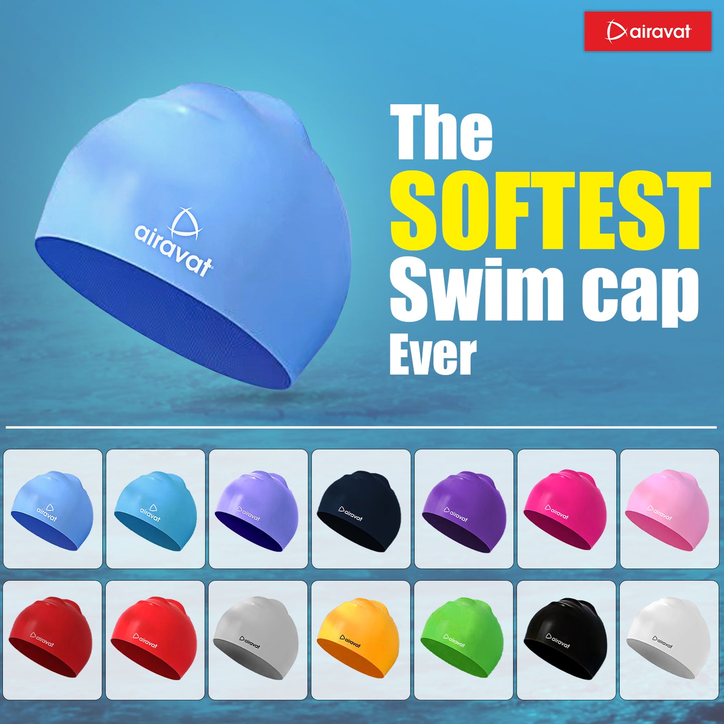 CLASSIC PLAIN SWIMMING CAP