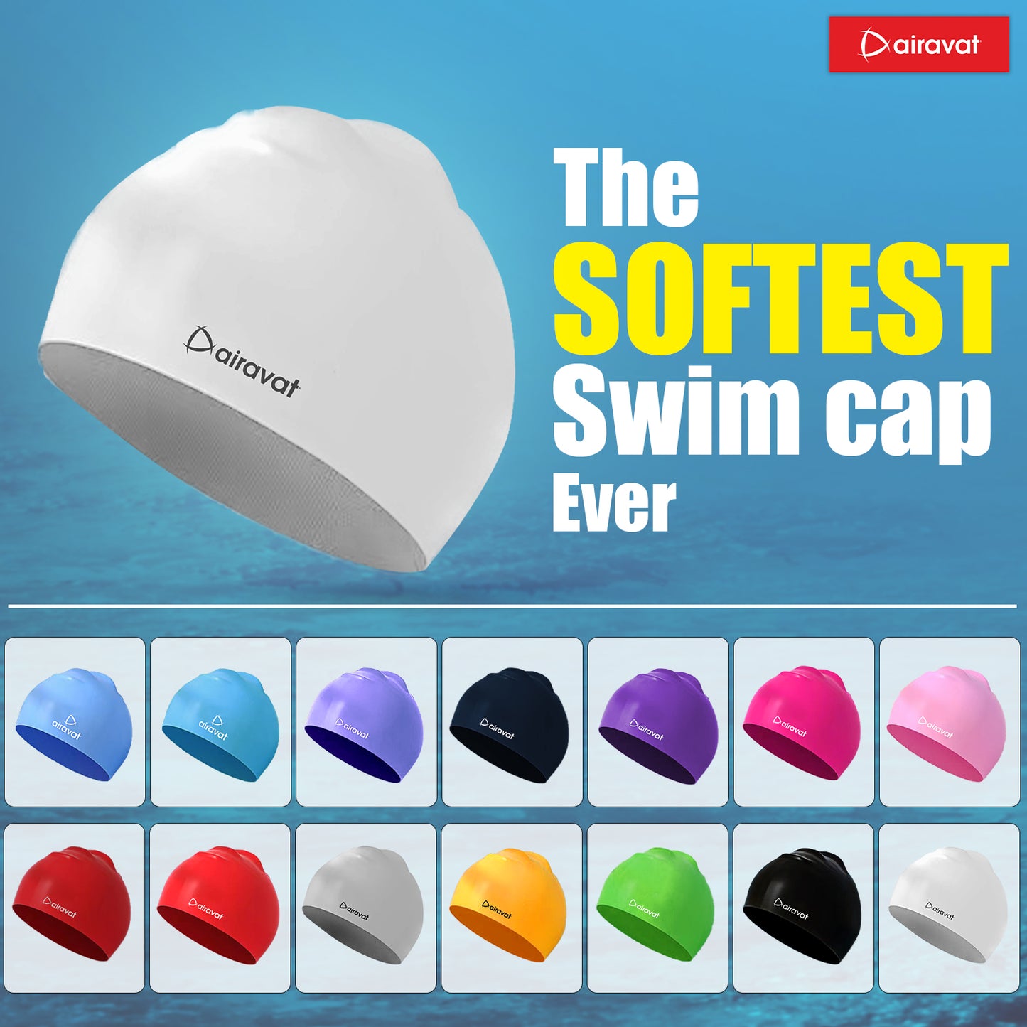 CLASSIC PLAIN SWIMMING CAP