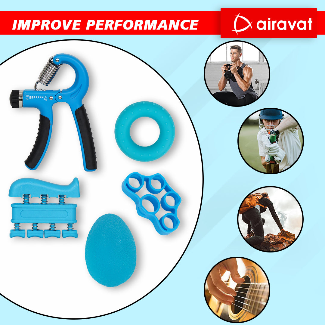 5 PCS HAND GRIP STRENGTHENER