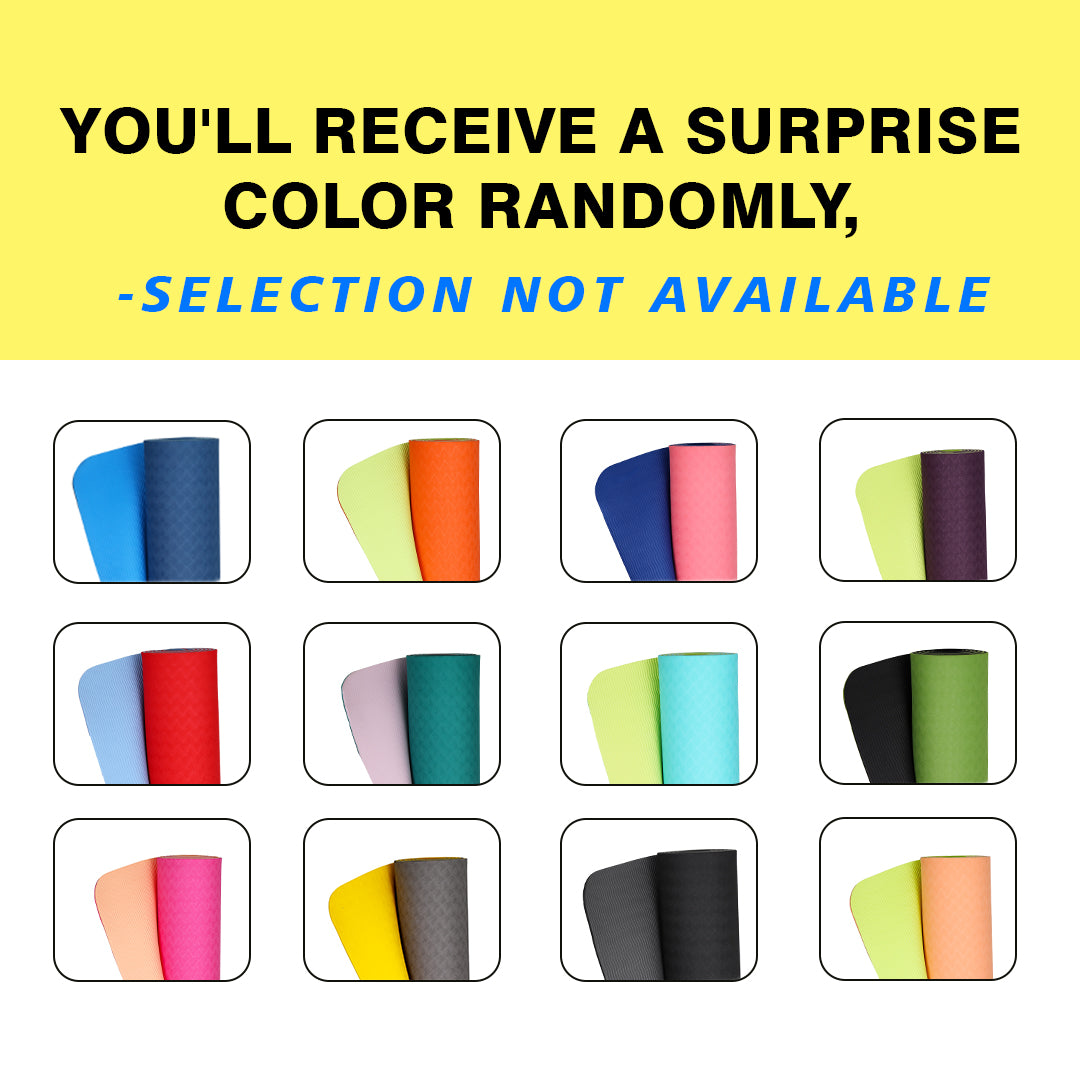 TPE 6MM YOGA MAT (2 TONE)