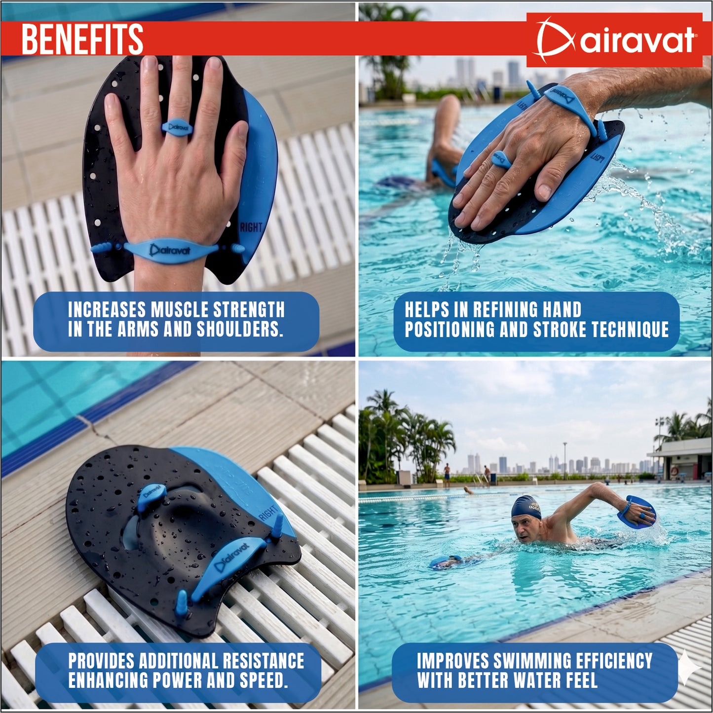 1416 ENDURA HAND PADDLE