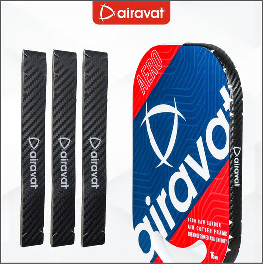 Airavat 3-PC Pickleball Paddle 3K Carbon Edge Guard Tape