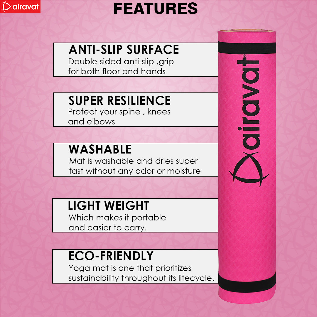 TPE 6MM YOGA MAT (2 TONE)