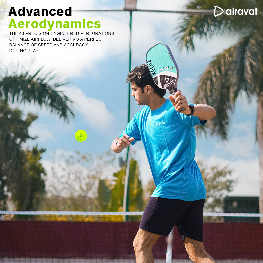 40 HOLE PICKLEBALL ( COMPETITION ) 6 PCS SET