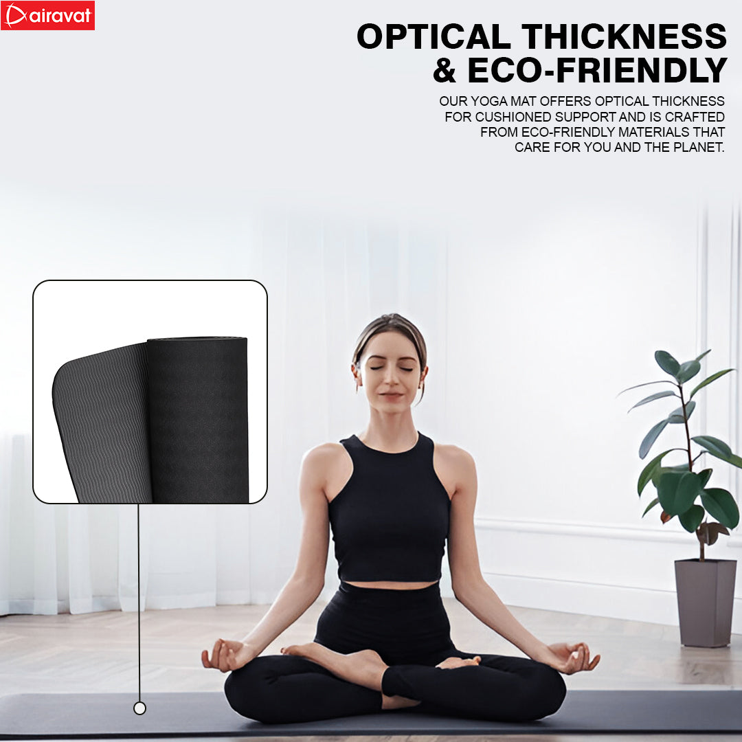 TPE 6MM YOGA MAT (2 TONE)