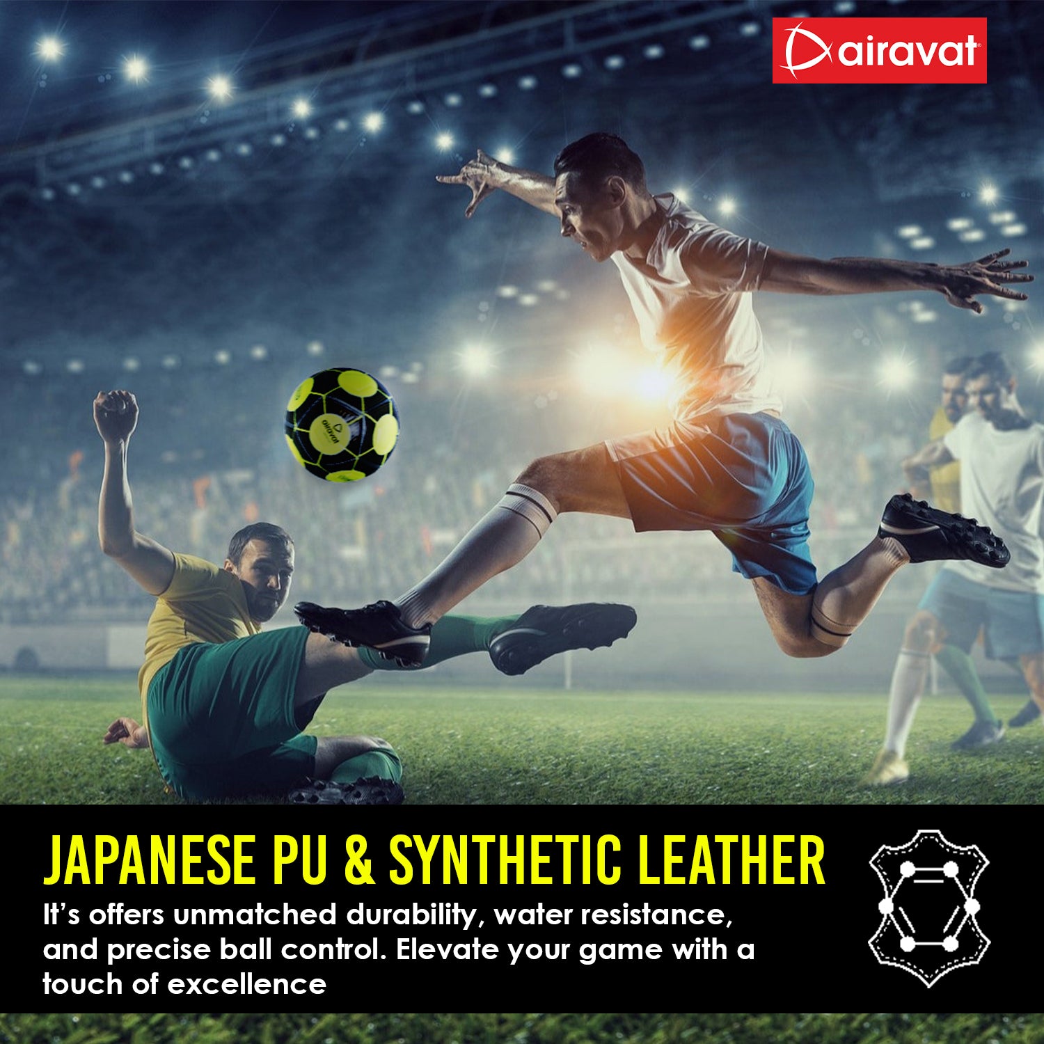 Demeter-football-Japanese-material-Flurocent-Green