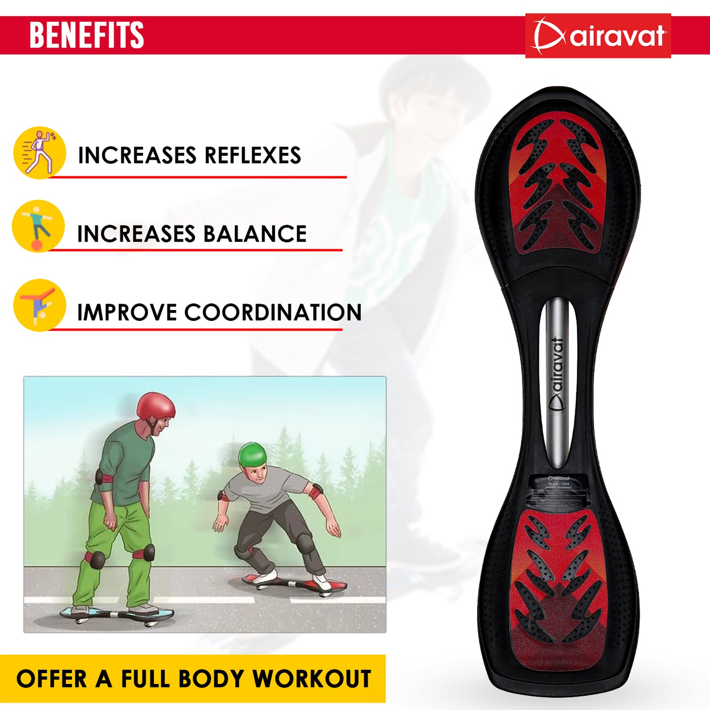 waveboard Benefits red