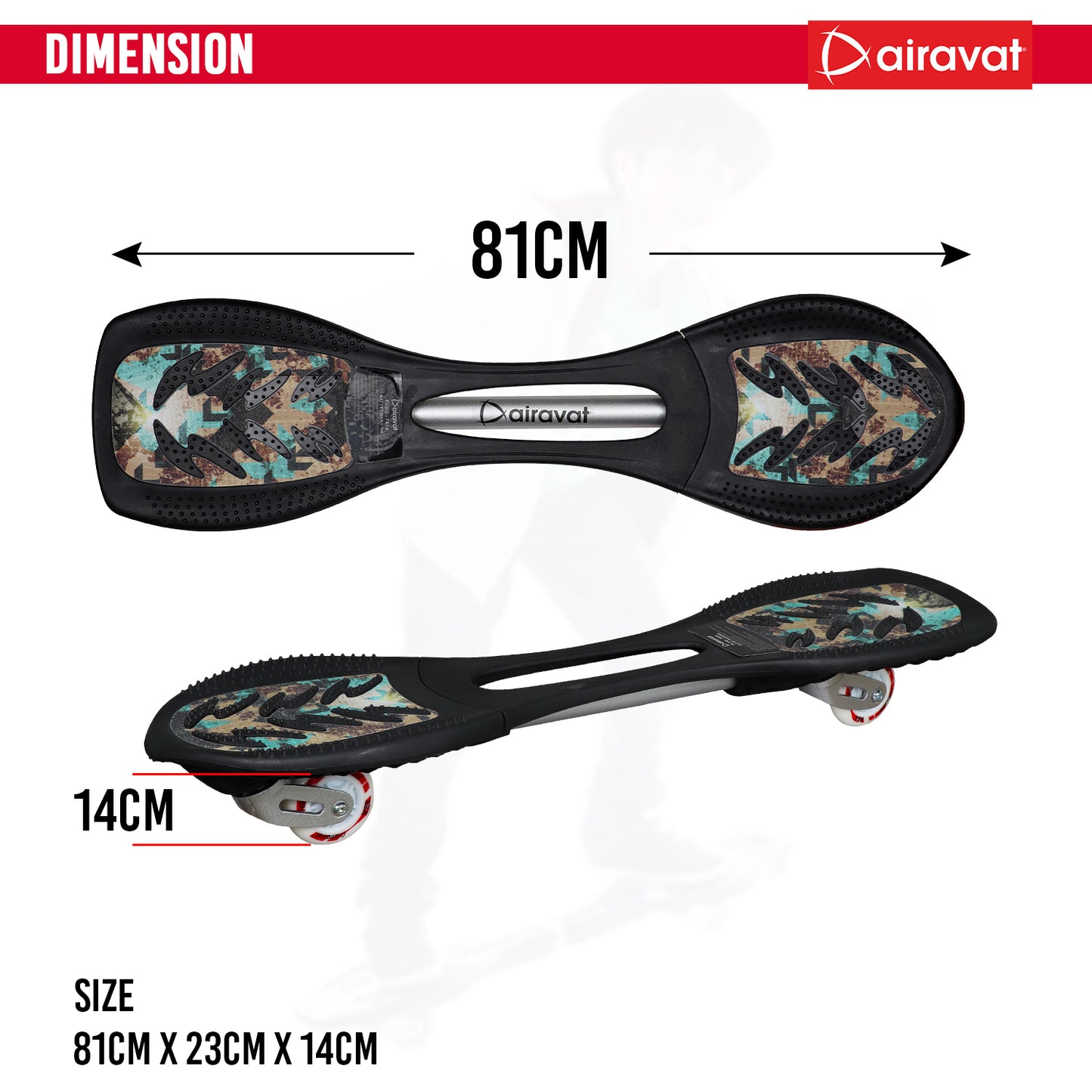 waveboard dimension green