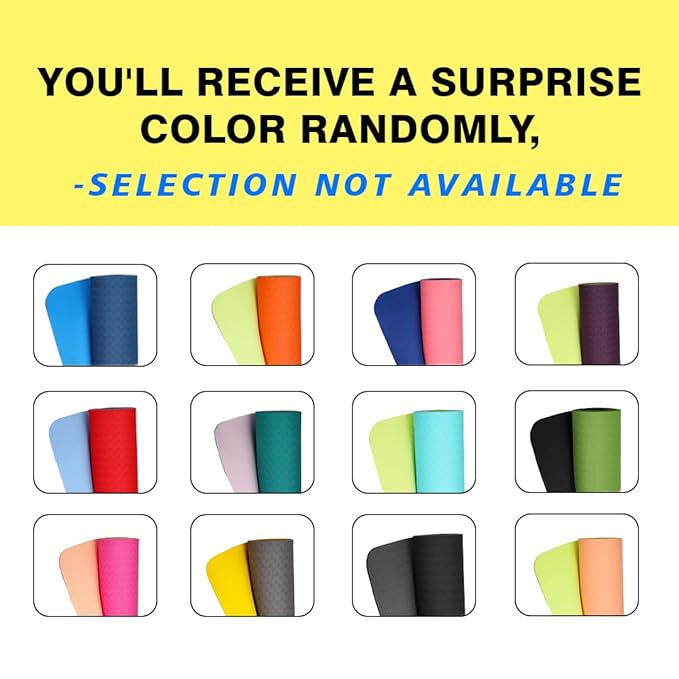 TPE 4MM YOGA MAT (2 TONE)