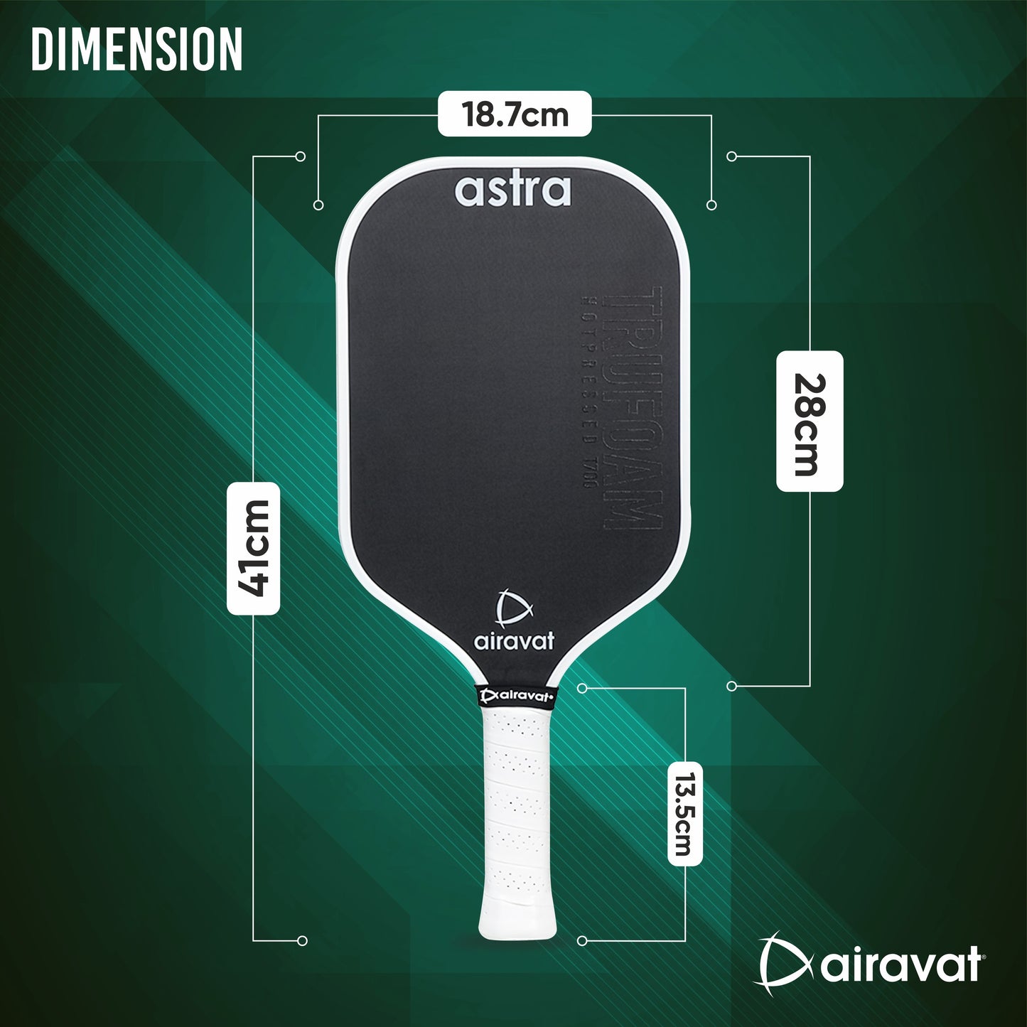 ASTRA PICKLEBALL PADDLE 7417 WITH BAG