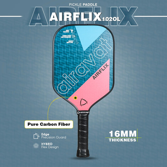 AIRFLIX PICKLEBALL PADDLE 102OL WITH BAG