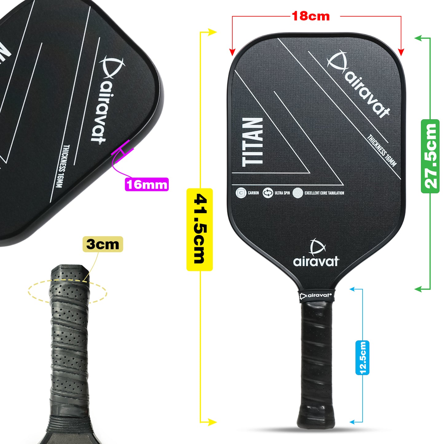TITAN PICKLEBALL PADDLE (SET) 7405