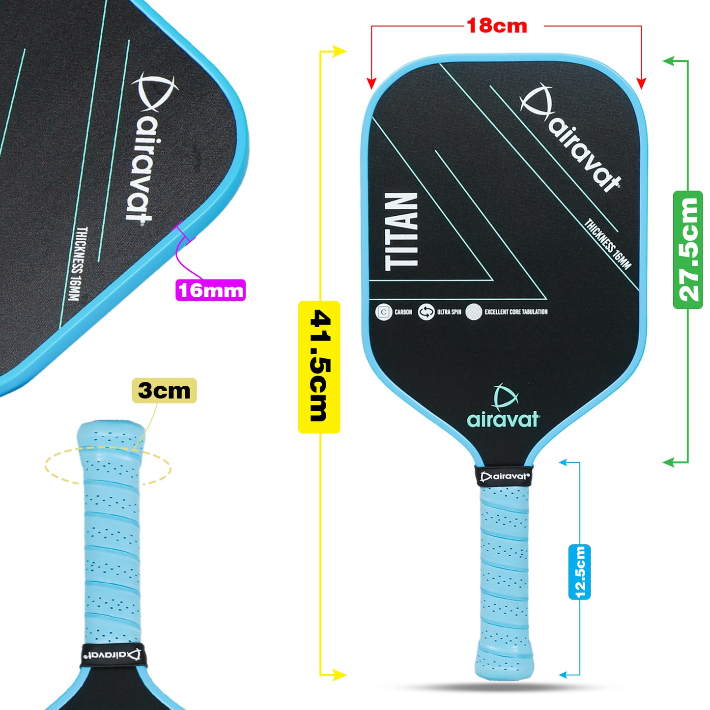 TITAN PICKLEBALL PADDLE (SET) 7405