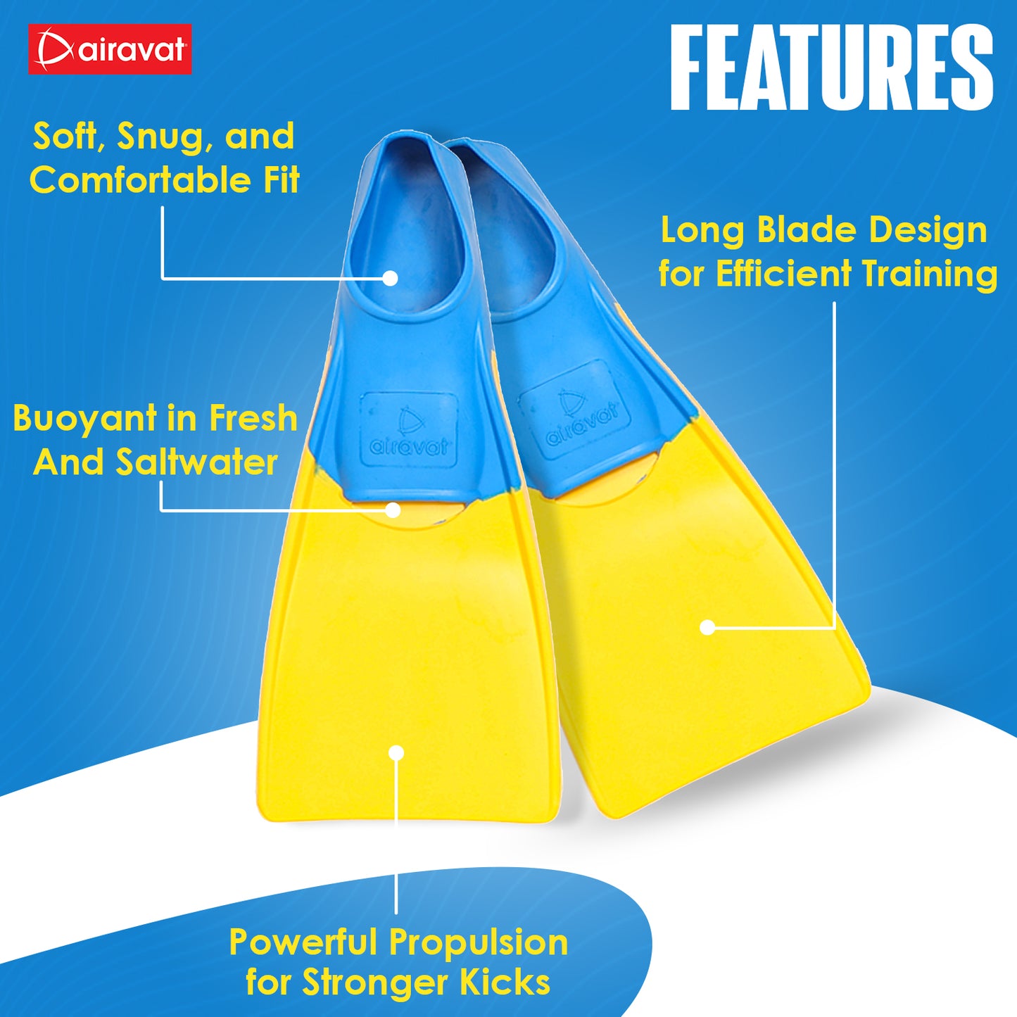 Airavat Long Floating Fins
