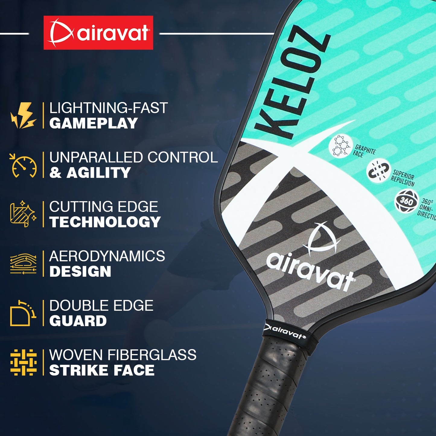 KELOZ PICKLEBALL PADDLE 7402