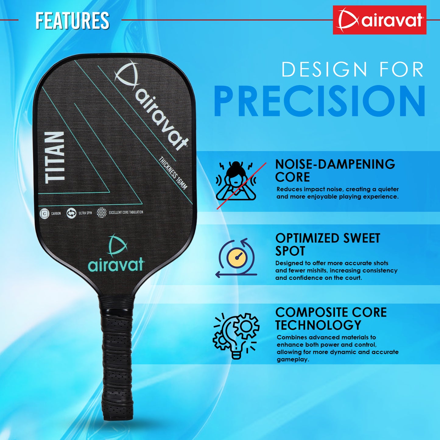 TITAN PICKLEBALL PADDLE (SET)