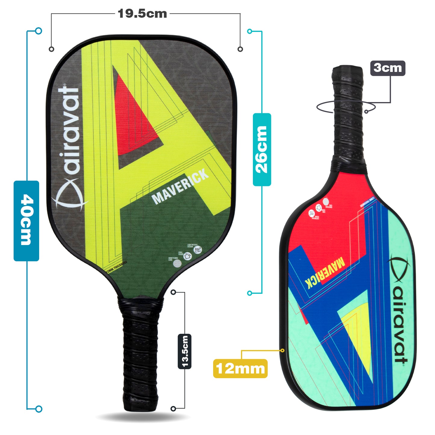 MAVERICK PICKLEBALL PADDLE 7410 SET