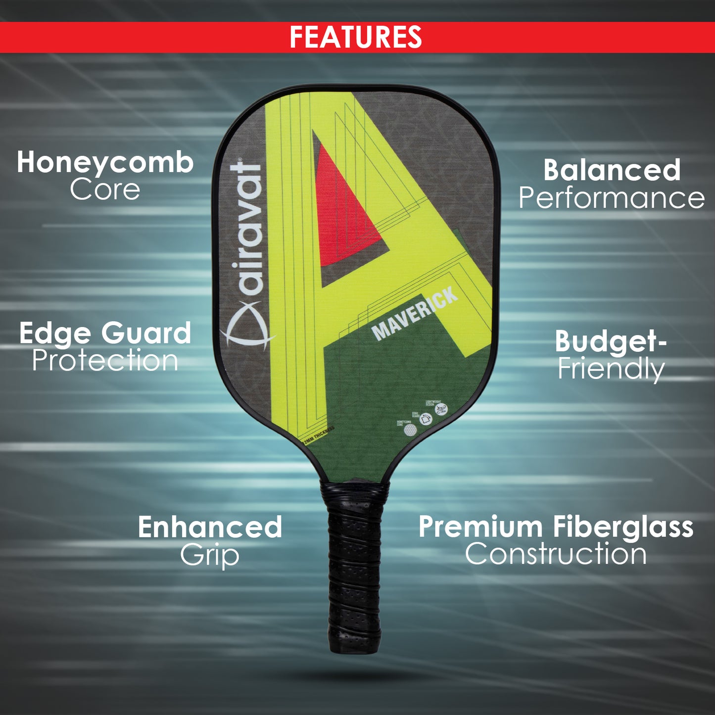 MAVERICK PICKLEBALL PADDLE 7410 SET