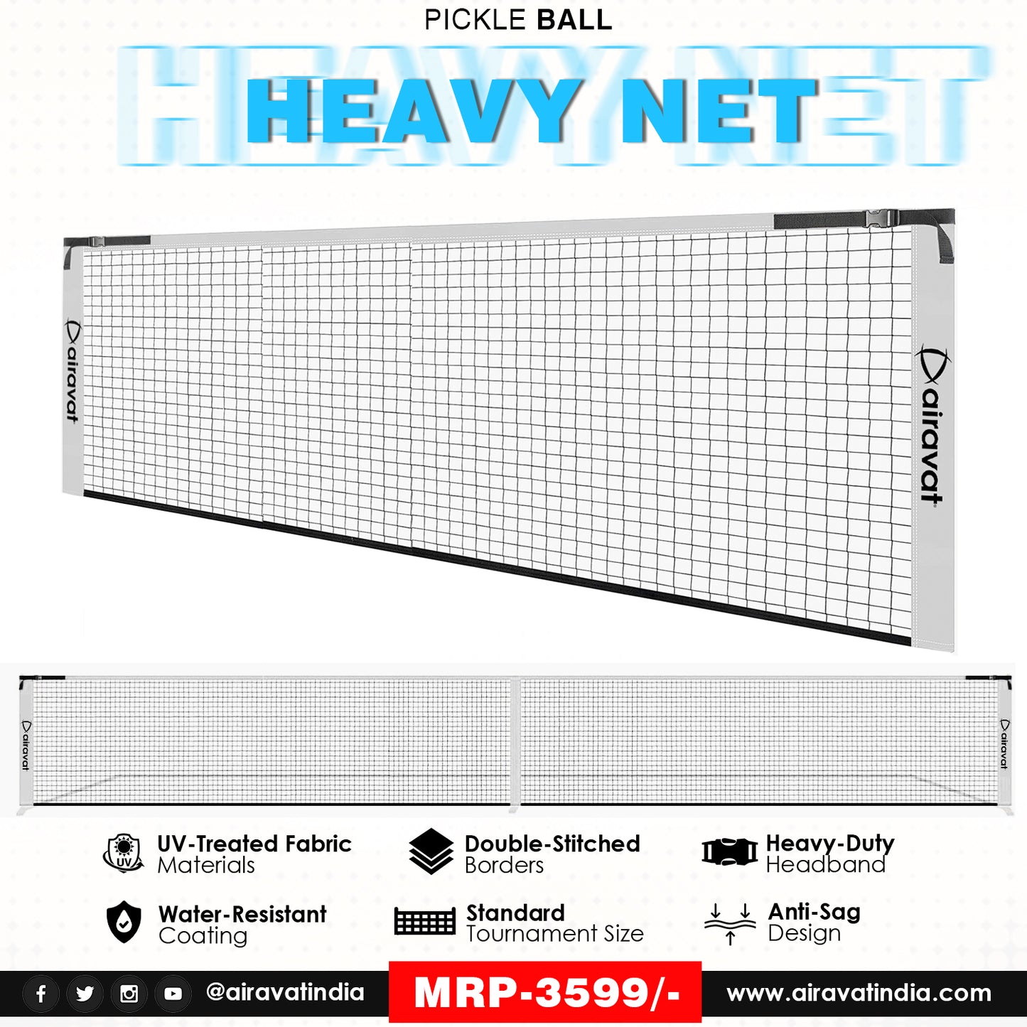PICKLEBALL HEAVY ONLY NET