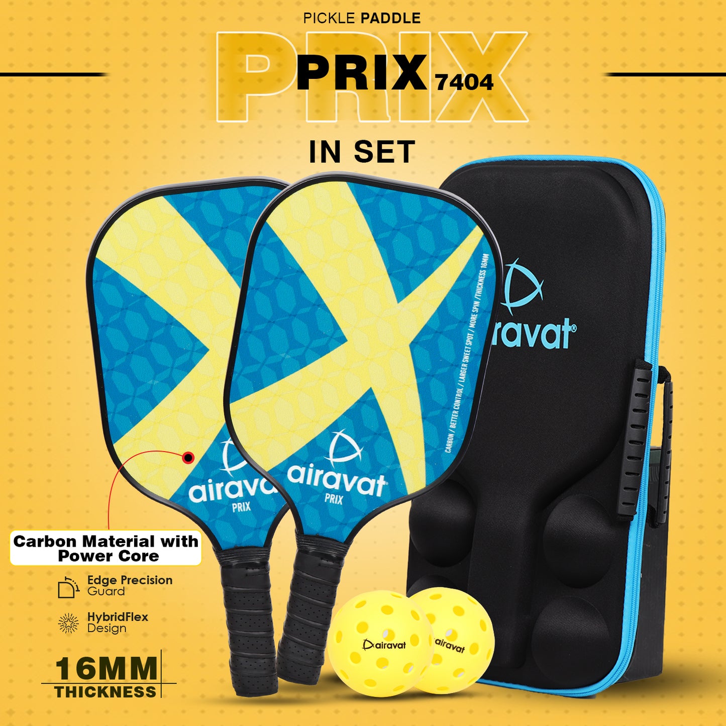 PRIX PICKLEBALL PADDLE SET