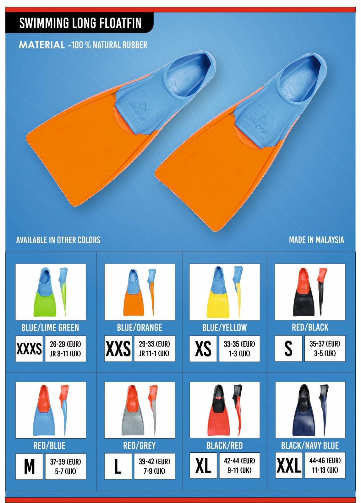 Airavat Long Floating Fins