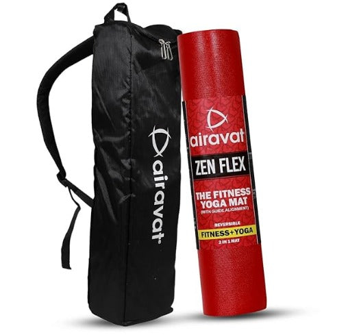 ZEN FLEX 6MM YOGA MAT (GUIDE ALIGNMENT) WITH BAG
