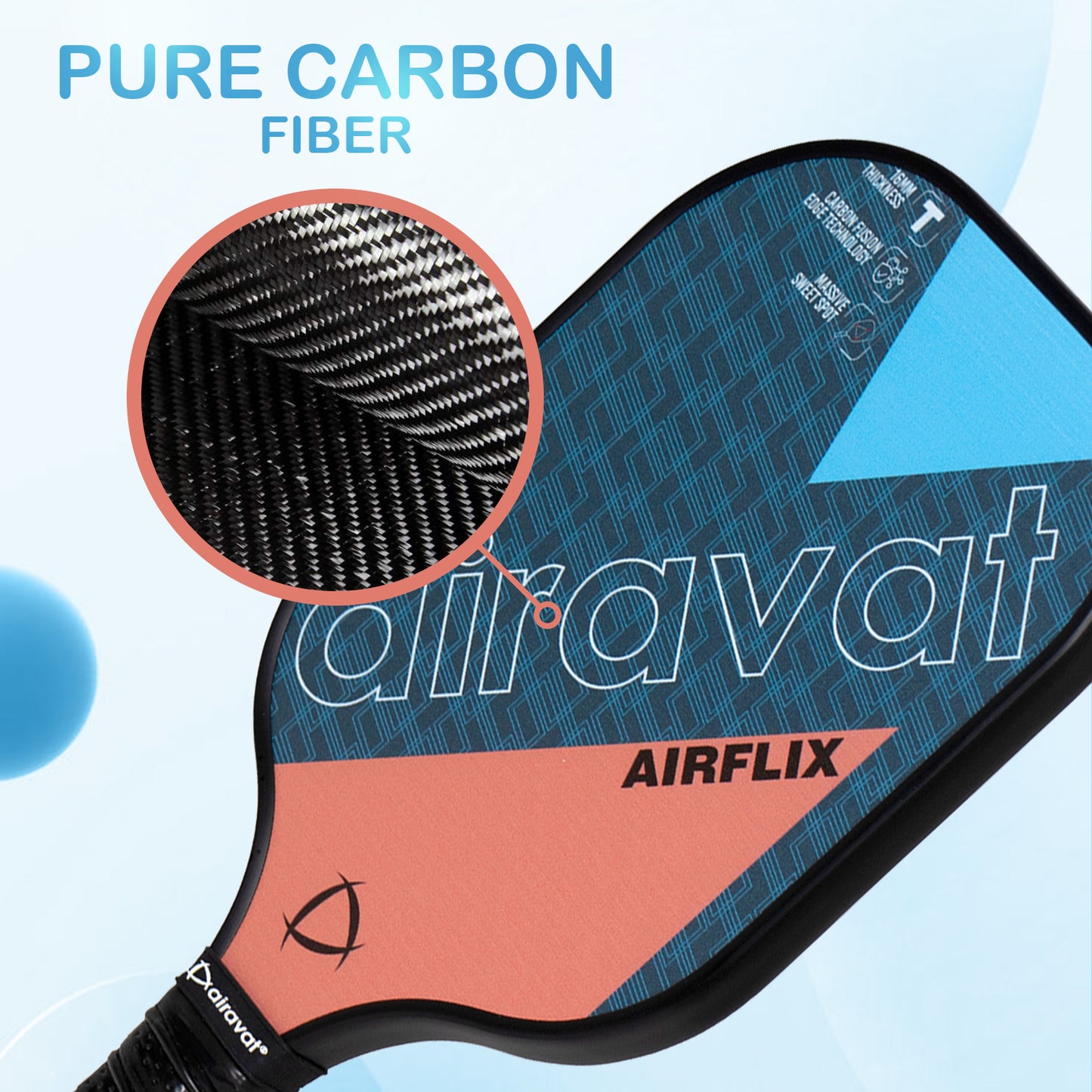 AIRFLIX PICKLEBALL PADDLE 102OL