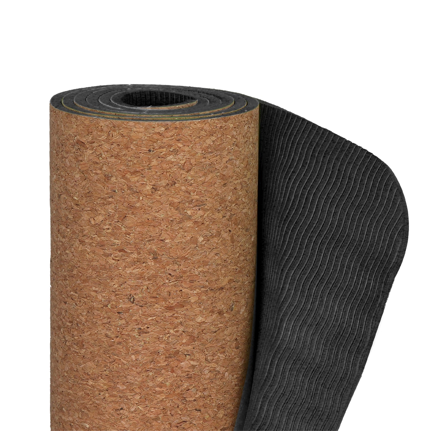 cork-yoga-mat-closup-black