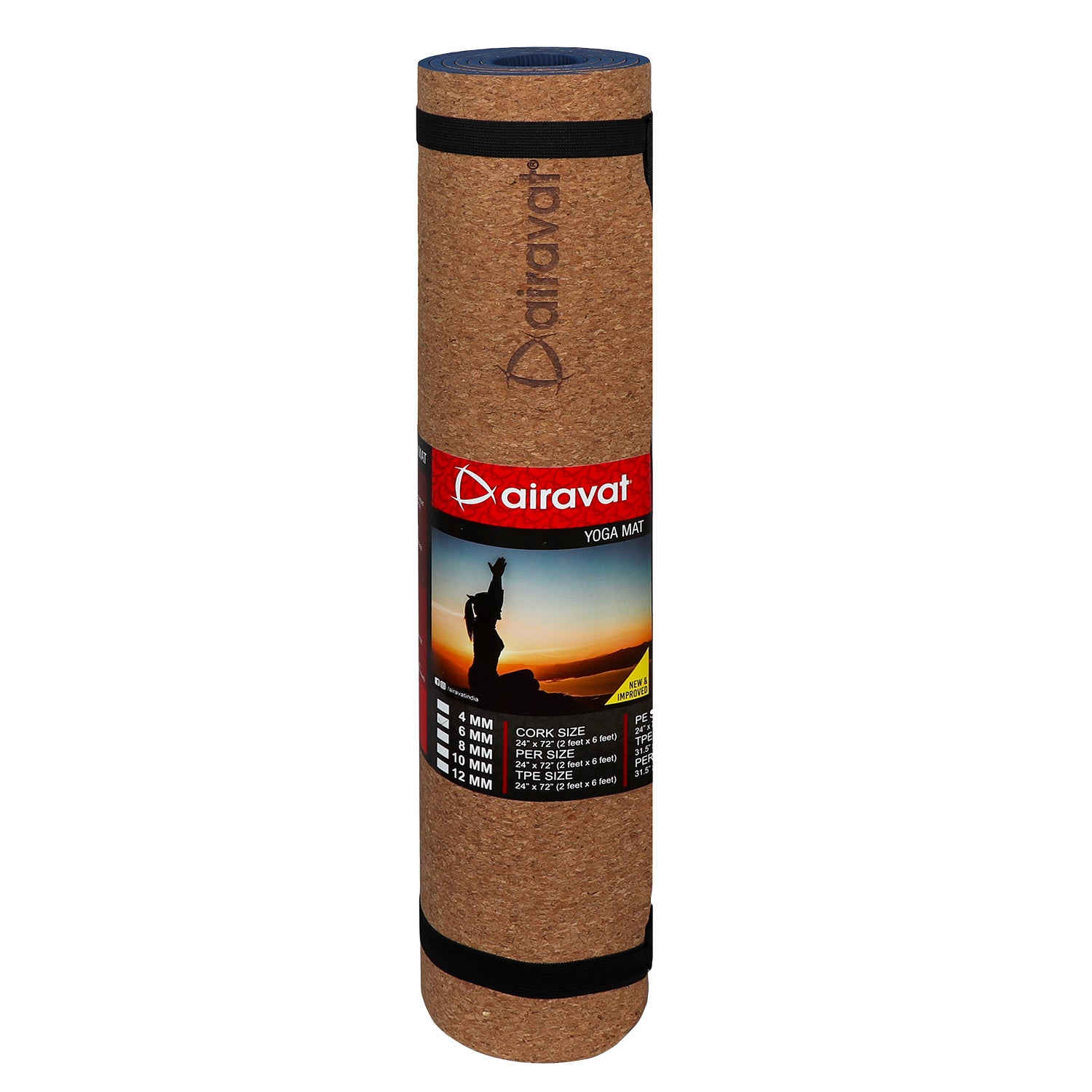 6mm cork yoga online mat