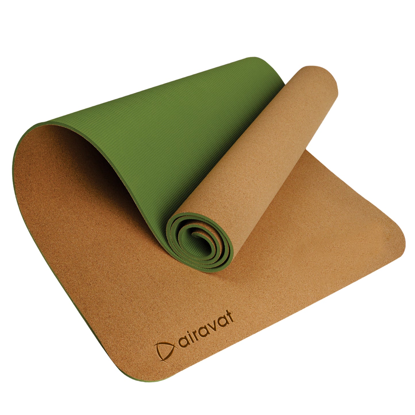 cork-yoga-mat-main-image-green