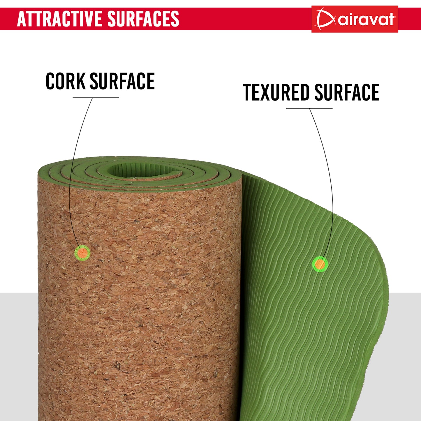 cork-yoga-mat-textured-info-green