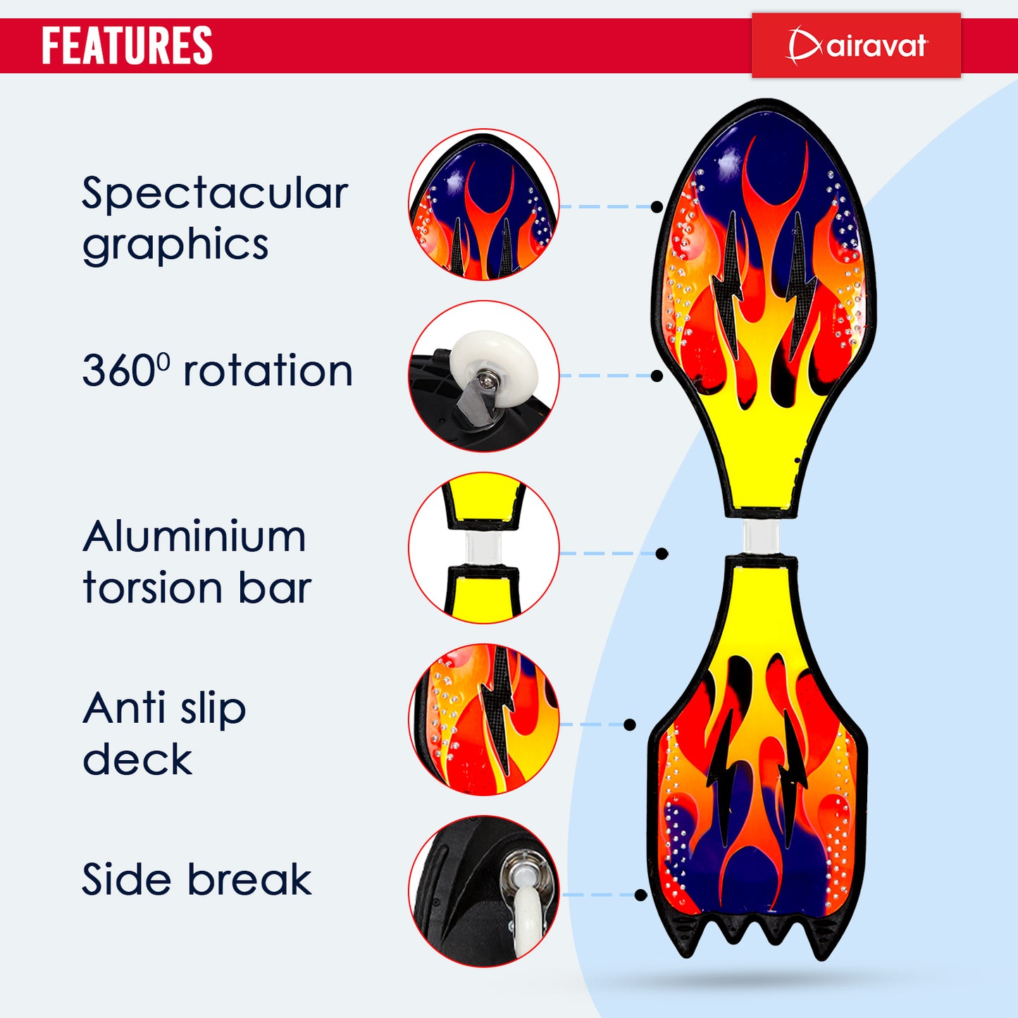 waveboard feature orange