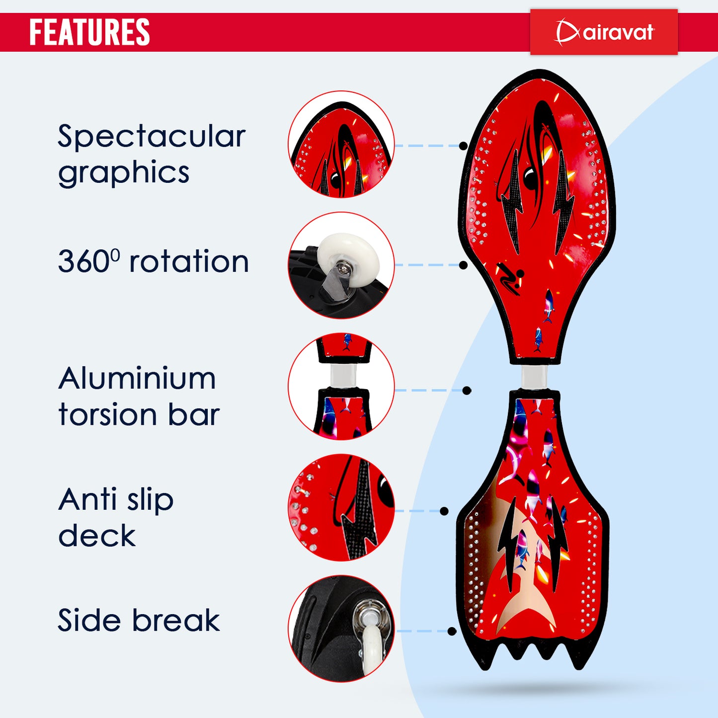 waveboard 7805 feature red