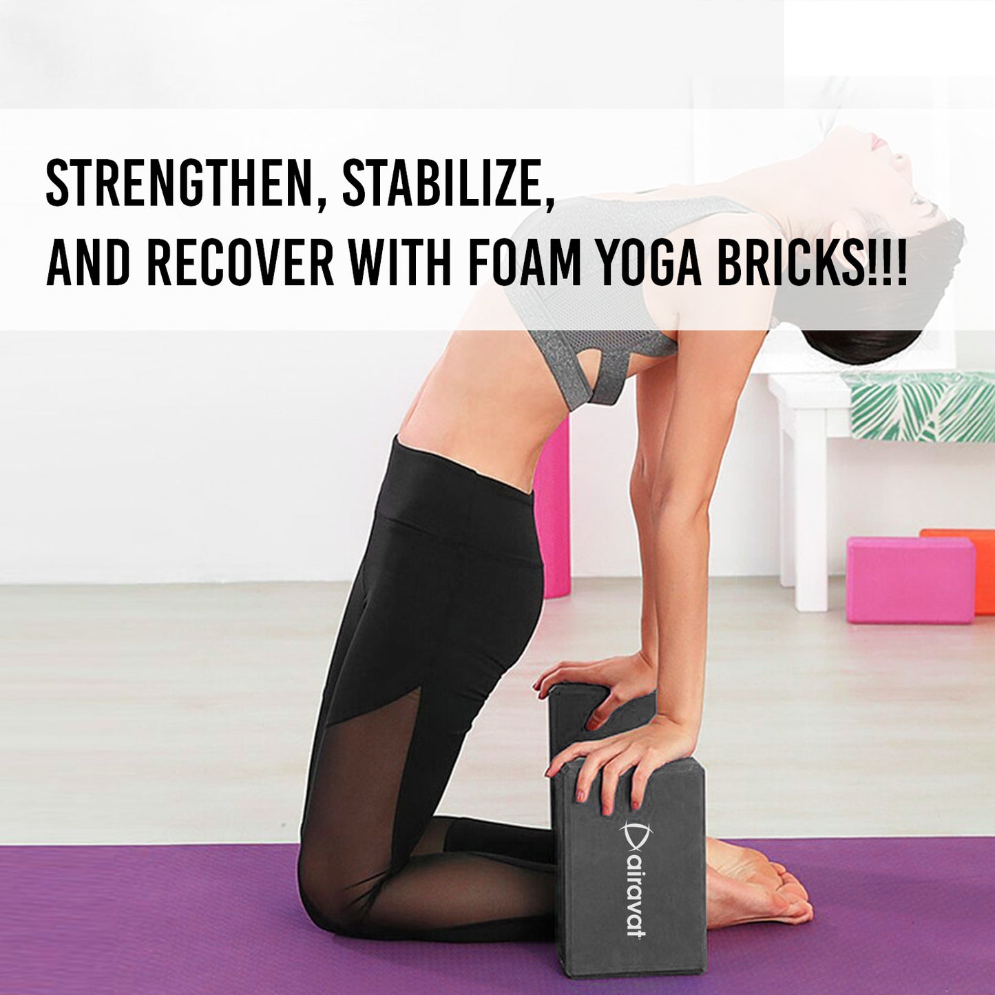 FOAM YOGA BRICK (PAIR)